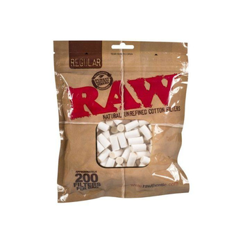 Фильтры RAW Regular Cotton Filters - Бренд RAW - Магазин бонгов бонгшоп.рф