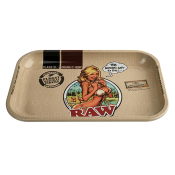 Поднос RAW Girl Rolling Tray Дисконт - Уценка - Магазин бонгов бонгшоп.рф
